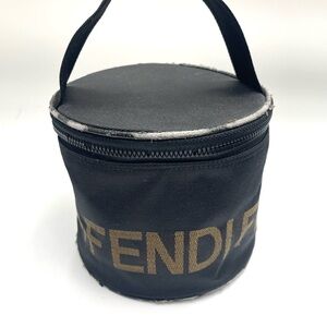 Fendi Black and Gold Cosmetic Bag Rehab